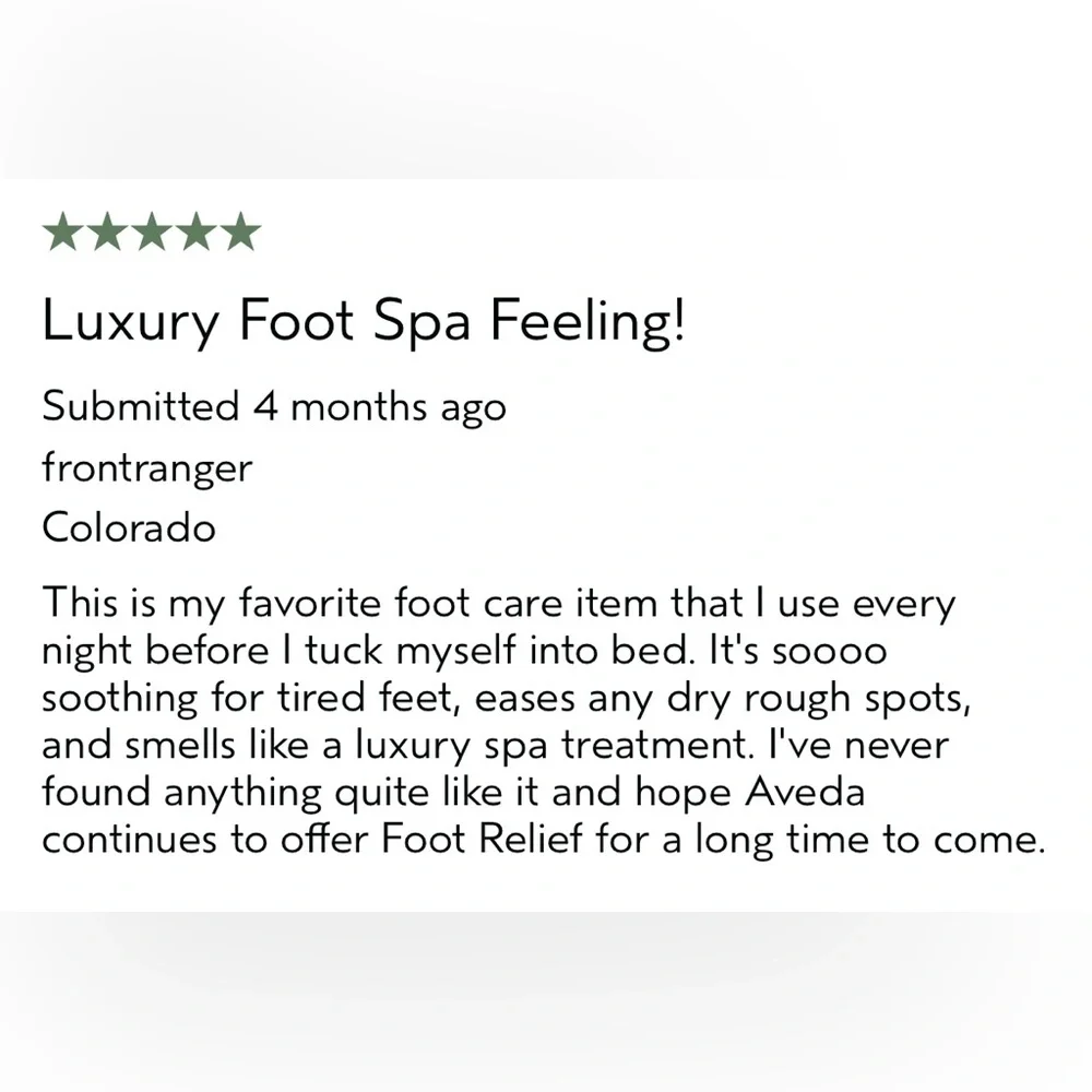AVEDA Foot Relief Moisturizing Creme - Picture 8 of 9